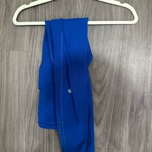 Lululemon Athletica Blue Leggings Stretchy Athletic Wear